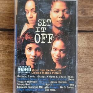 Vtg 1996 SET IT OFF SOUNDTRACK Cassette Tape